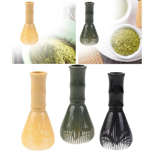 CALANDIS® Japanese Matcha Whisk Matcha Stirrer Tea Powder Whisk for Tea Room Household Yellow | Tea | Food & Beverages - Image 2