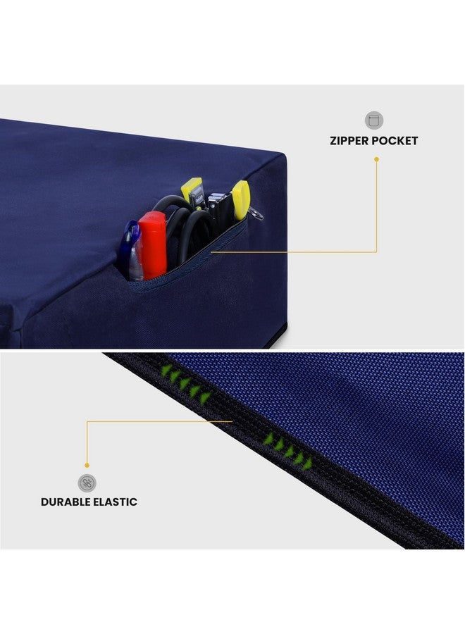 Alifiya Dust Proof Washable Printer Cover for HP Smart Tank 581 / 525 / 520 All-in-One Color - Blue - Image 3