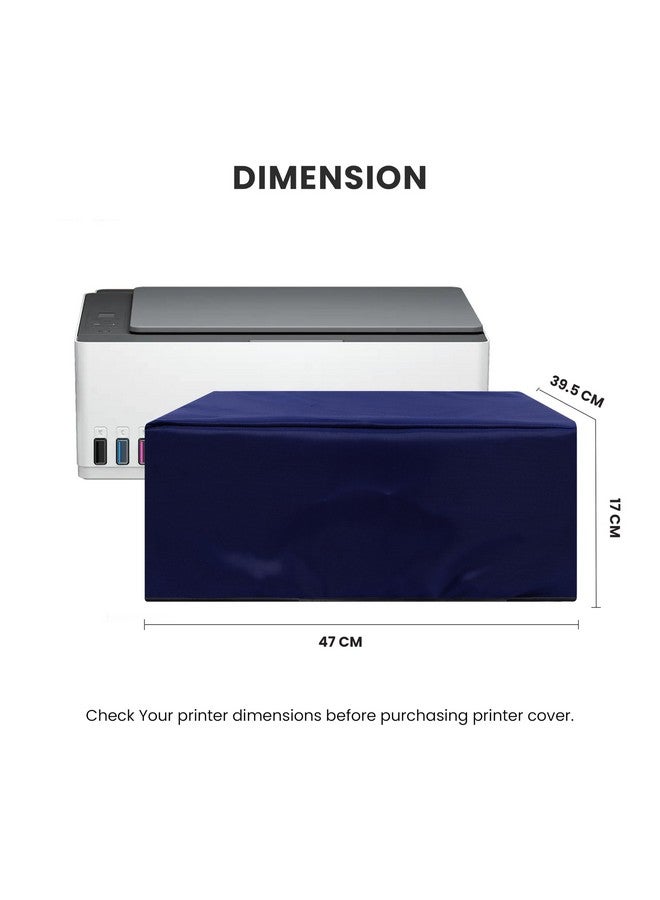Alifiya Dust Proof Washable Printer Cover for HP Smart Tank 581 / 525 / 520 All-in-One Color - Blue - Image 2