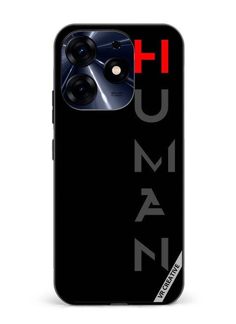 Protective Case Cover For Tecno Spark 10 Pro Black Design Multicolour