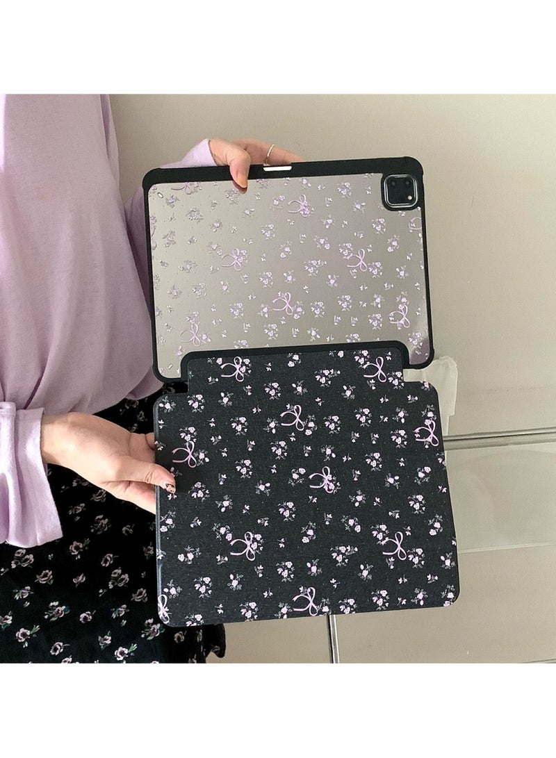 عام “غطاء لآيباد إير 2024 (13 بوصة)، غطاء للجهاز اللوحي مع حامل ثلاثي الطي + حامل قلم + وظيفة الإيقاظ/السكون التلقائي + غطاء خلفي ناعم للأطفال من TPU” - Image 2