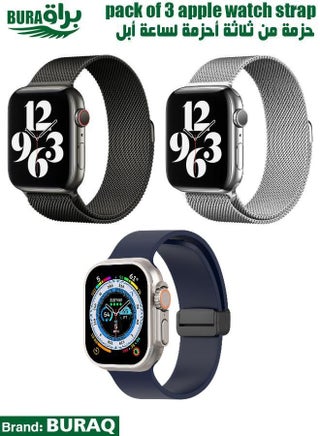 Apple Watch Band Strap For Apple Watch Ultra 2/Ultra 49mm, Series 10 46mm, 9/8/7 45mm, SE2/SE/6/5/4 44mm, 3/2/1 42mm - pzsku/Z188A4AE4143BCA3B665BZ/45/_/1733885549/147538b8-e42f-4d77-9f21-89cb10dcf122