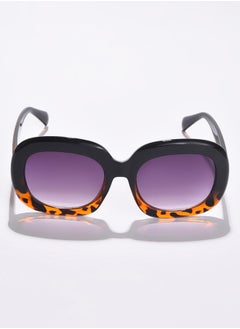 Haute Sauce Purple Lens Black Wayfarer Sunglasses  - Image 3
