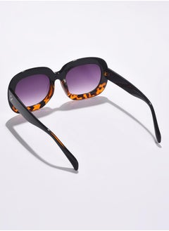 Haute Sauce Purple Lens Black Wayfarer Sunglasses  - Image 4