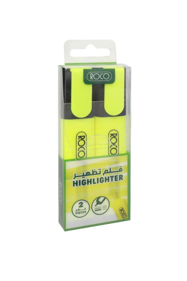 روكو 120 قلم تمييز 1.2 - 5 مم طرف مشطوف أصفر - Image 1