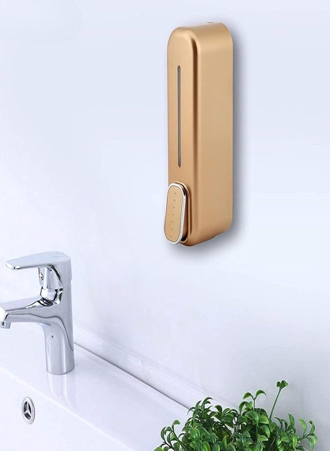 RFV1 Premium Self-Adhesive (no Drill) ABS Cylindrical Soap Dispenser, Leak-Free, for Hand Wash,Shampoo, Gel Dispenser for Bathroom/Basin/Kitchen with Magic Sticker and Screw Set (Rose Gold) (1) - Image 2