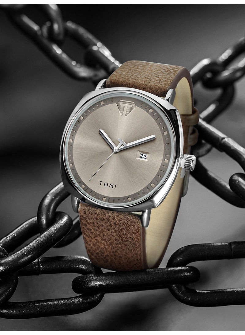 TOMI Unisex Fashion Quartz Watch - Trendy Minimalist Design for Men & Women | Casual Creative Timepiece - Image 3