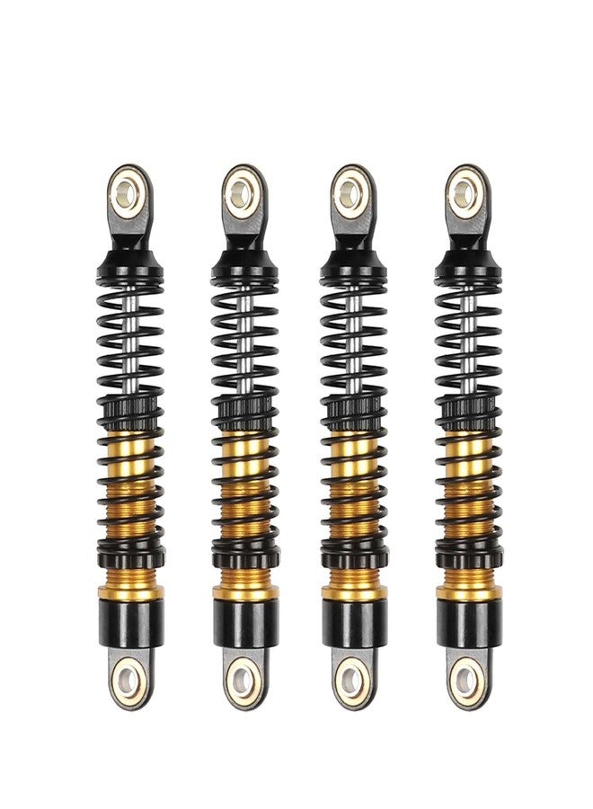LAFEINA 4PCS Aluminum Threaded Shock Absorber Oil Damper for 1/12 Mini Crawler 1/18 RC Crawler Car TRX4M TRX4MT Upgrade Parts (Gold, 53mm) - Image 5