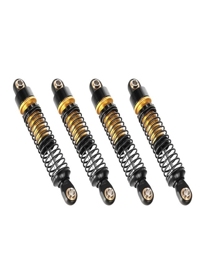 LAFEINA 4PCS Aluminum Threaded Shock Absorber Oil Damper for 1/12 Mini Crawler 1/18 RC Crawler Car TRX4M TRX4MT Upgrade Parts (Gold, 53mm) - Image 4