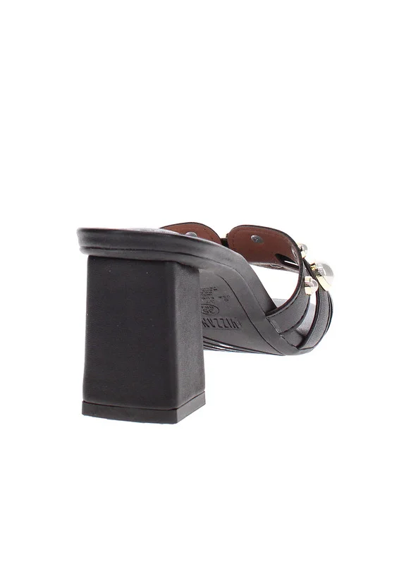 VIZZANO Mid Heels Sandals for Women – Sling Back Heel Sandals for Girls with Ankle Strap