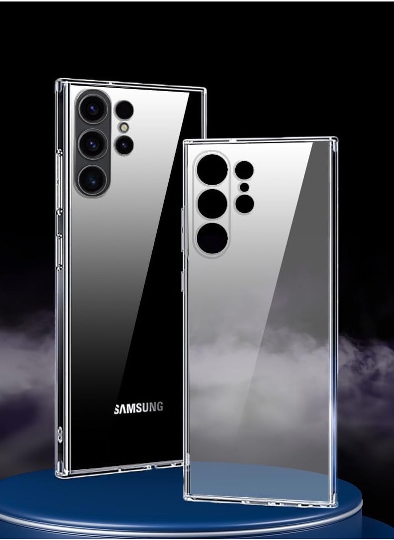 Generic - Case Compatible with Samsung Galaxy S24 Ultra Case, Ultra Thin Soft Silicone TPU Crystal Clear Protective Case, All-Round Protection - Image 1