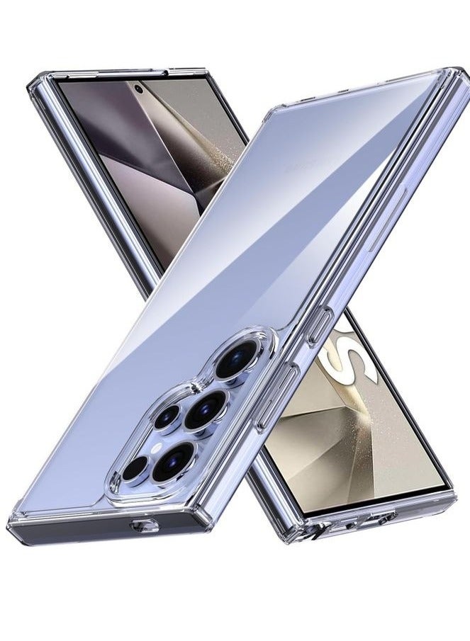 Case Compatible with Samsung Galaxy S24 Ultra Case, Ultra Thin Soft Silicone TPU Crystal Clear Protective Case, All-Round Protection - Image 1