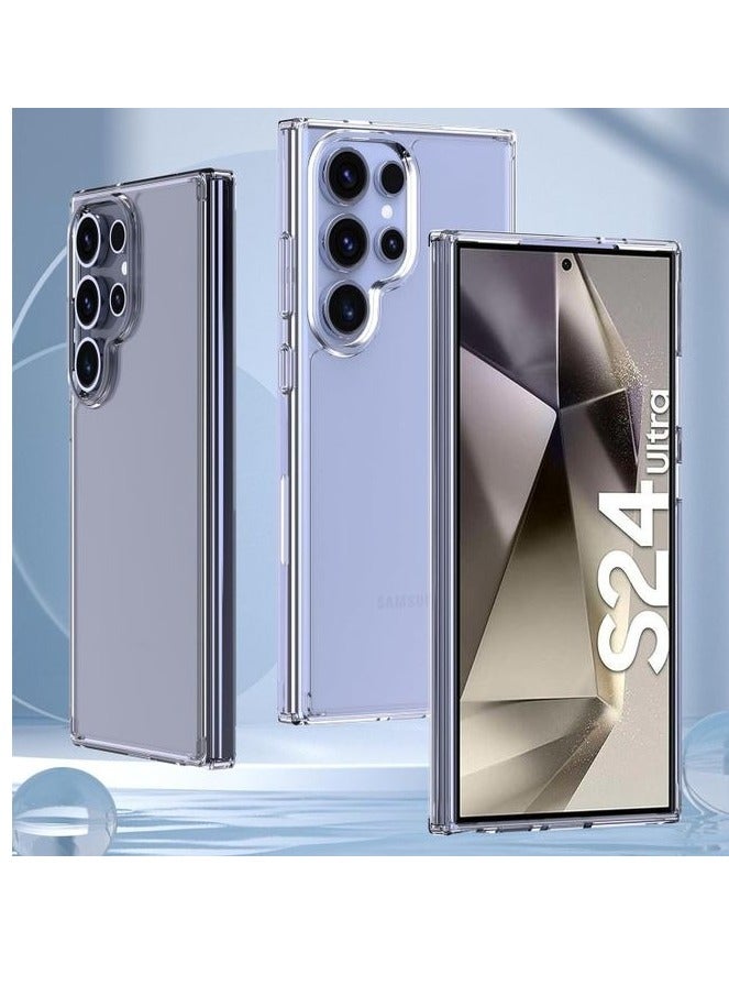 Case Compatible with Samsung Galaxy S24 Ultra Case, Ultra Thin Soft Silicone TPU Crystal Clear Protective Case, All-Round Protection - Image 2