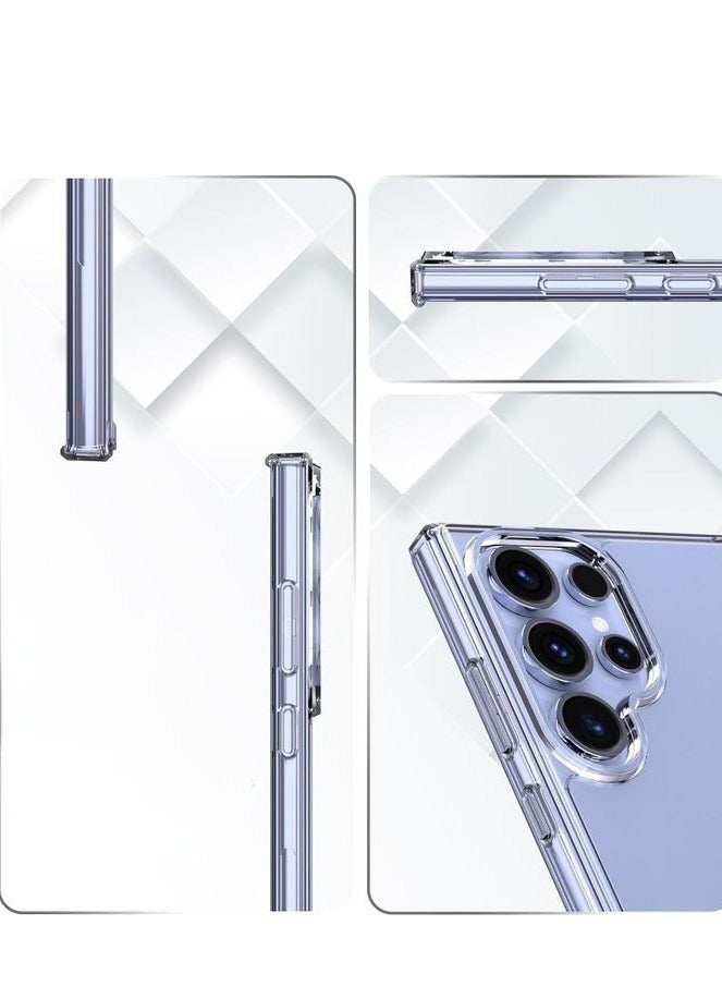 Case Compatible with Samsung Galaxy S24 Ultra Case, Ultra Thin Soft Silicone TPU Crystal Clear Protective Case, All-Round Protection - Image 3