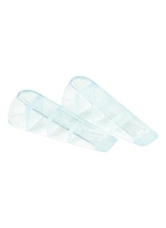 Magic Sliders 2-Piece Translucent Door Stops Clear 18.2 x 3 x 8.8 cm 80378  - Image 3