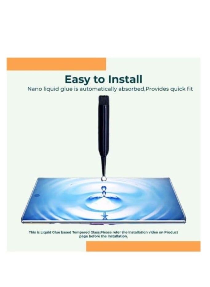 ليتو واقي شاشة Lito OPPO Reno 12 Premium UV Liquid Glue من الزجاج المقوى مع تغطية من الحافة إلى الحافة - Image 3