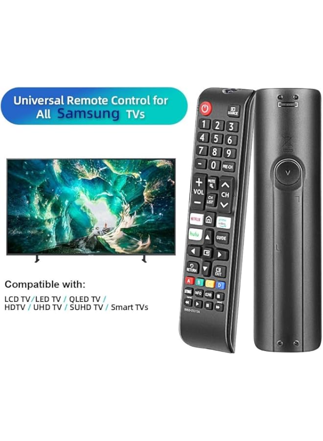 HuHa BN59-01315A Replacement Remote Control fit for Samsung 2019 4K UHD 7 Series Ultra HD Smart TV NU43RU7100 UN43RU7200 UN43RU710D UN50RU7100 UN50RU7200 UN50RU710D UN55RU7100  - Image 2