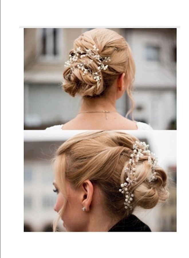 Stone Beaded Bridal Headband - Image 3