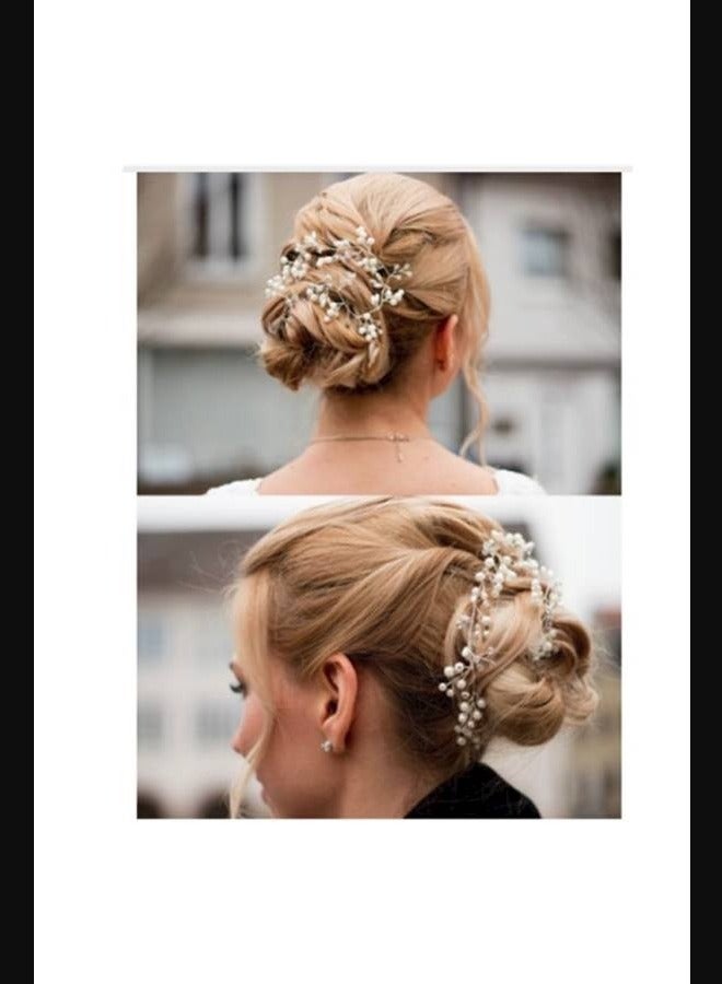 Stone Beaded Bridal Headband - Image 5
