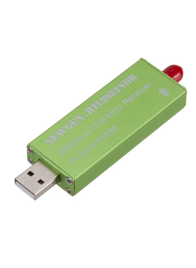 USB 2.0 DigiTal DVB-T/T2/C+FM+DAB+SDR/RTL2832s/r820T2-Color:Green DVB-T SDR RTL2832s Hardware Case  - Image 1