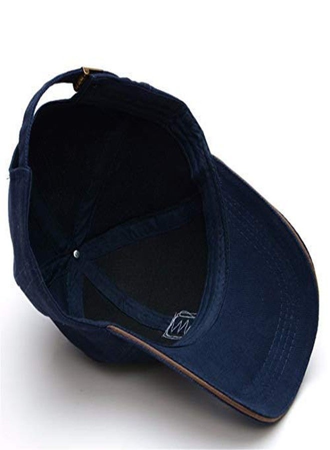 Handcuffs Men & Women Caps Cotton Baseball Cap Adjustable Stylish Sports Hat (Blue) - Image 2