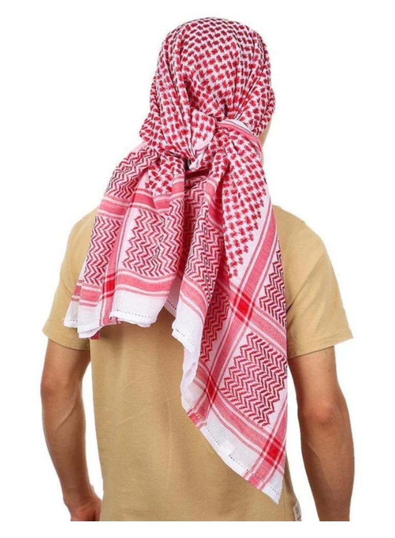 KOVAR Classic Keffiyeh Shemagh - Authentic Arabian Head Scarf for Men and Women - Lightweight, Breathable, and Stylish Design - Perfect for Outdoor Activities, Fashion Statements, Sun Protection, and Cultural Heritage-design 2