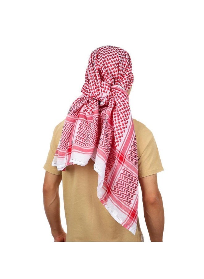 KOVAR Classic Keffiyeh Shemagh - Authentic Arabian Head Scarf for Men and Women - Lightweight, Breathable, and Stylish Design - Perfect for Outdoor Activities, Fashion Statements, Sun Protection, and Cultural Heritage-design 2 - Image 1