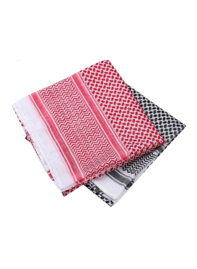 KOVAR Classic Keffiyeh Shemagh - Authentic Arabian Head Scarf for Men and Women - Lightweight, Breathable, and Stylish Design - Perfect for Outdoor Activities, Fashion Statements, Sun Protection, and Cultural Heritage-design 2 - Image 2