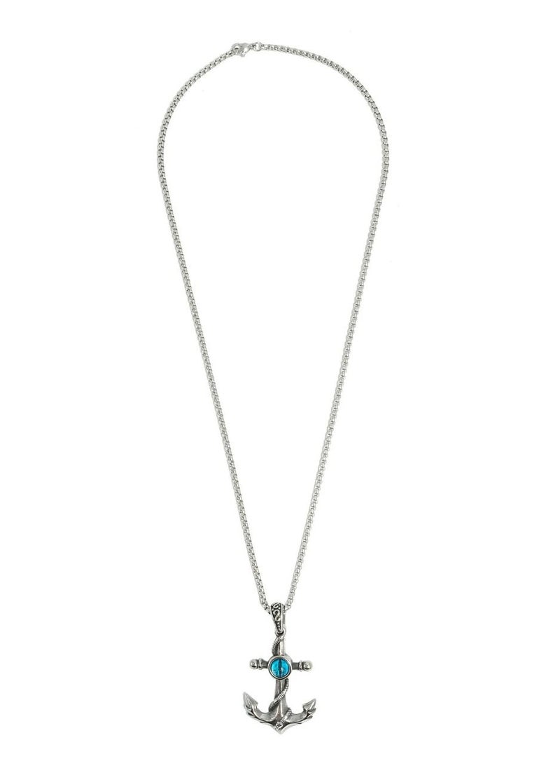 Fashion & Lifestyle - anchor with evil eye blue color - Image 1