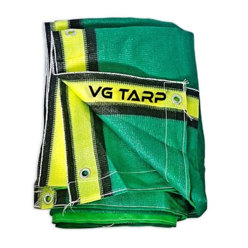 VG TARP Green Shade NETS 90 UV Protected for TERRECE Gardens,Parking Shade,GARDENERY,Shades,Parking Shades (3 M X 5 M (10 FT X 16 FT)) - Image 1