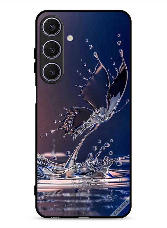 Covernex Samsung Galaxy A26 Protective Case Cover Water Drops Butterfly - Image 1