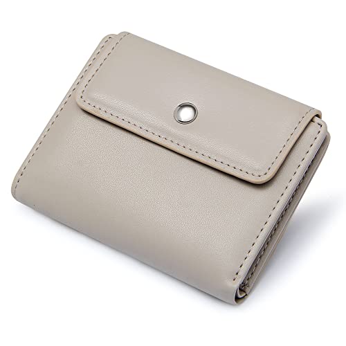 GEEAD Women's RFID Blocking Pu Leather Small Wallets, Slim Multi Card Holders Wallet for Women with Zipper Coin Pocket - Image 2