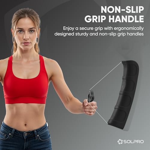 Solpro Grippax Adjustable Hand Grip Strengthener with Mechanical Counter for Men & Women | Adjustable 5 to 60 kg Resistance | Forearm, Wrist & Finger Strengthener | Home, Gym & Rehab Workouts (Black) - Image 4