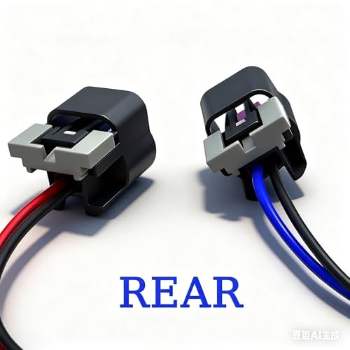 Leezhen VVT Variable Valve Timing Solenoid Intake Exhaust Camshaft Position Actuator Solenoid Valve Connector Pigtail Harness Wiring Compatible with Chevrolet GMC for Buick Pontiac 22L 24L - Image 3
