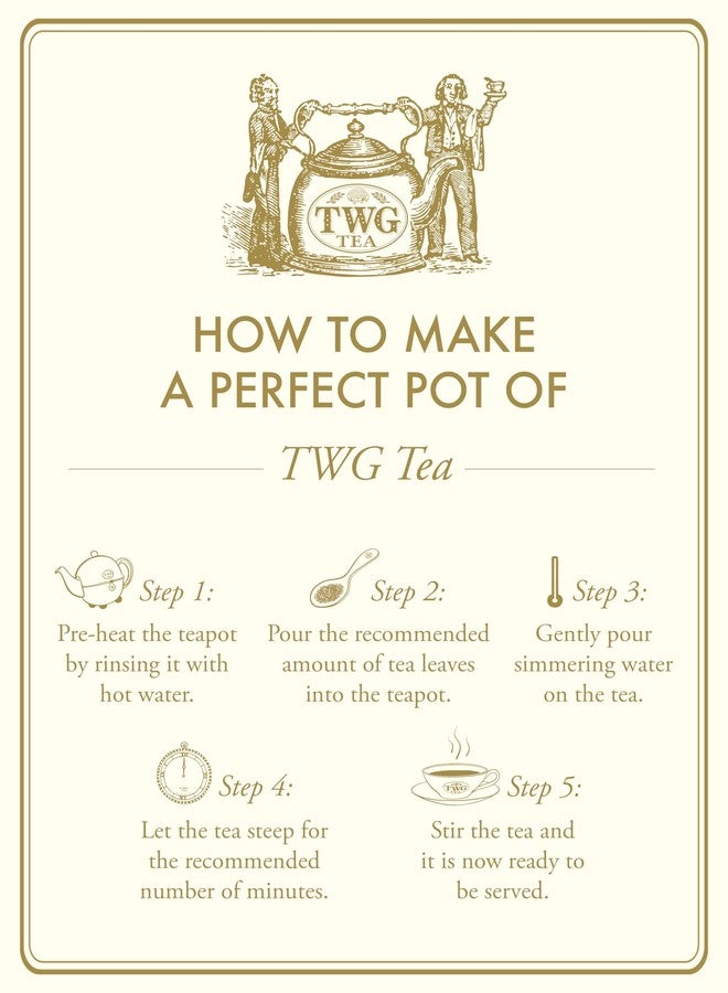 TWG Tea | Silver Moon Tea | Green Tea | Grand Berry & Vanilla | Haute Couture Tin, 100g | Gift Set - Image 4