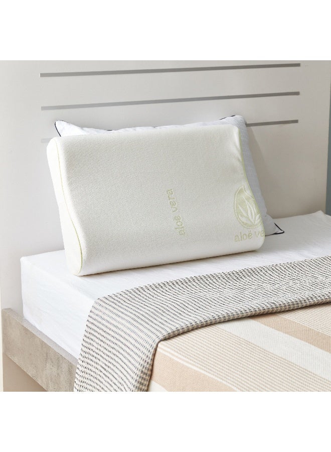 Home Box وسادة دعم عنق من رغوة الذاكرة مع جل الصبار - Image 3