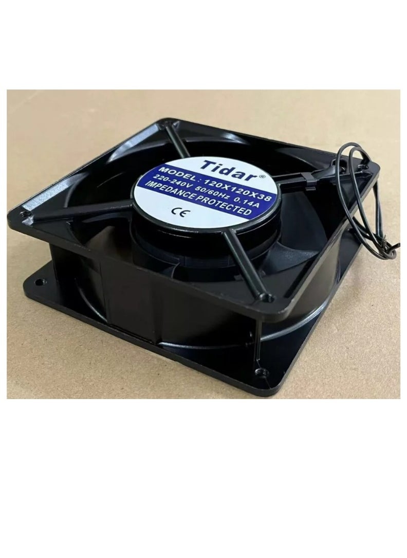 Generic Tidar 120X120X38 AC220V-240V 0.23A 35W 15050 Metal Cooling Fan  - Image 3