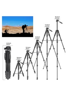 PROMAGE Promage PMT-510 Portable 177cm (70") Aluminum Tripod & Monopod with 3-Way Pan Head and Carry Bag  - Image 4