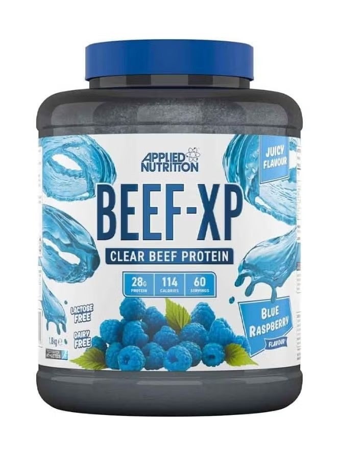 Applied Nutrition BEEF-XP Clear Beef Protein Isolate, Blue Raspberry Flavour, 60 Servings, Zero Fat & Sugar Hydrolysed Protein Formula - Image 1