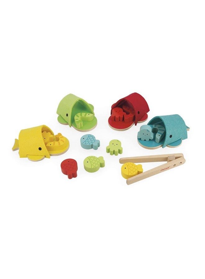 Janod - Whale Color-Sorting Game - 17-Piece Set - 2 Years + J08276 - Image 3