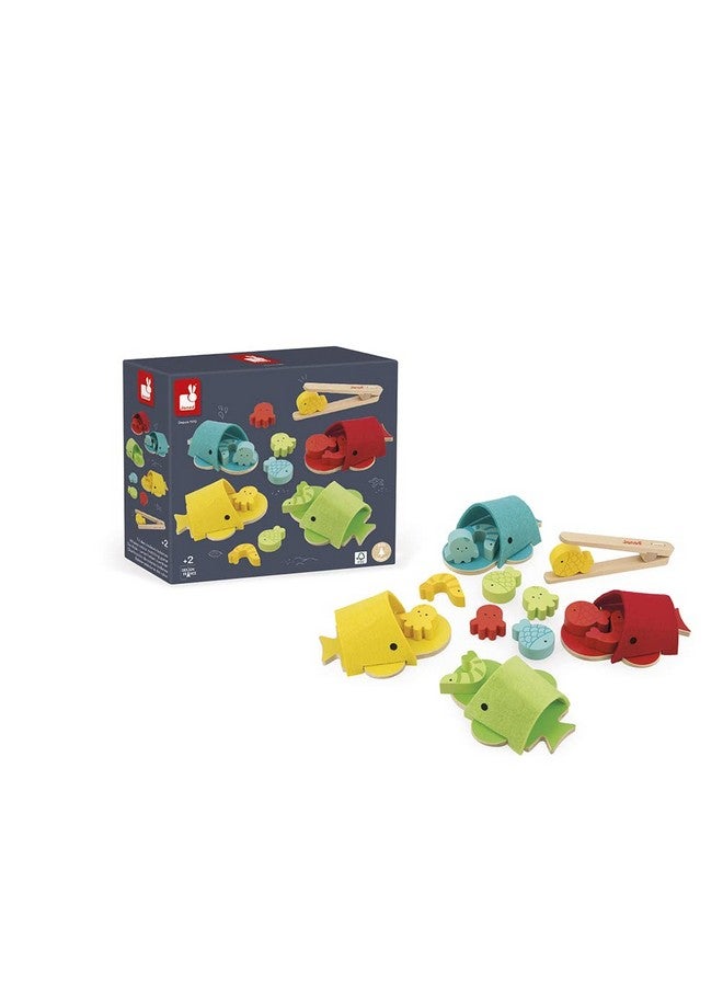 Janod - Whale Color-Sorting Game - 17-Piece Set - 2 Years + J08276 - Image 2