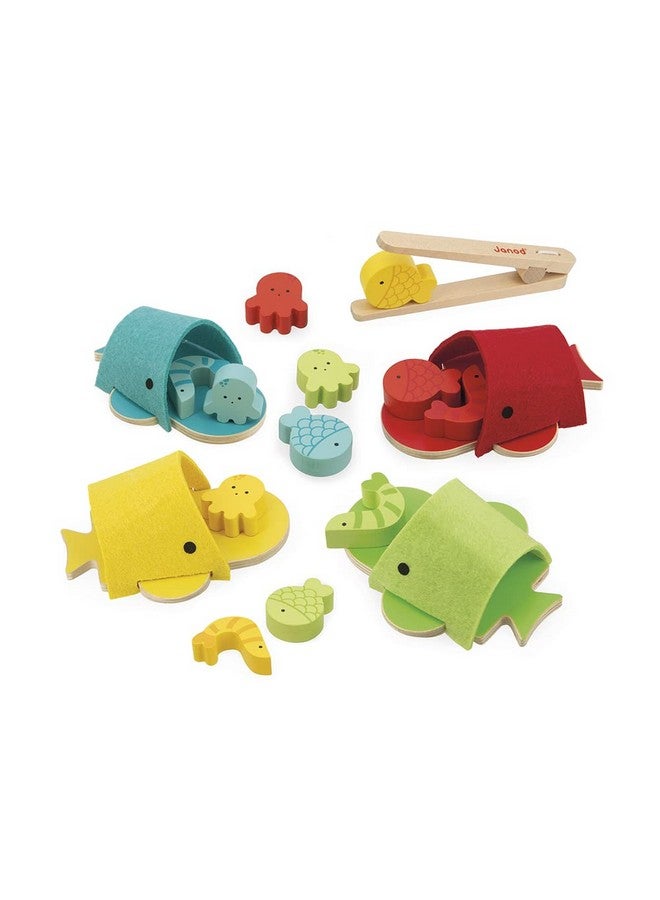 Janod - Whale Color-Sorting Game - 17-Piece Set - 2 Years + J08276 - Image 5
