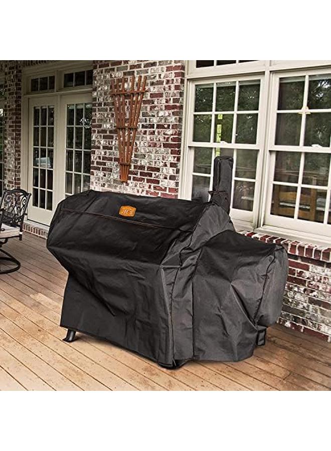 OKLAHOMA JOE'S Highland Reverse Flow Smoker Cover Black - Image 3