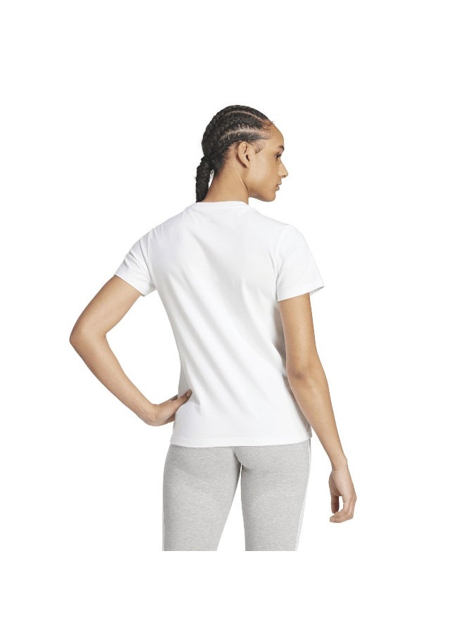 Adidas adidas W Bl T White Training T-Shirts 2XSS  - Image 5
