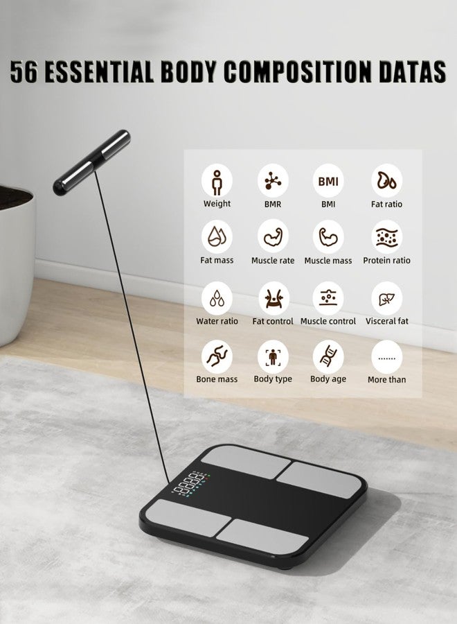 Gdncbm Scale for Body Weight - 8 Electrodes High Precision Digital Scale for BMI - 46 Body Composition Metrics - Bluetooth Bathroom Scale with LED for Home/Fitness - Image 4