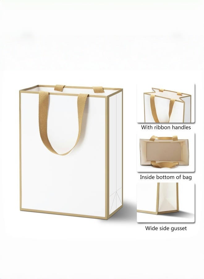 10pcs Gift Bags with Handle 16*8*22cm Gift Paper Bags, Thank You Gift Bag for Wedding Bridal Shower Groomsmen Birthday Party Baby Shower - Image 5