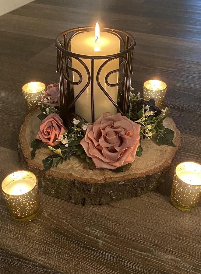 OASIS DESERT Rose Artificial Flower Combination Box Set Fake Flowers DIY Wedding Decoration Fake Flowers Home Decoration Indoor Artificial flowers - Image 3