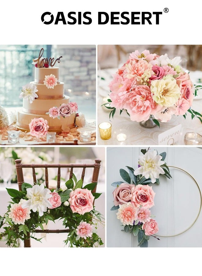OASIS DESERT Rose Artificial Flower Combination Box Set Fake Flowers DIY Wedding Decoration Fake Flowers Home Decoration Indoor Artificial flowers - Image 5
