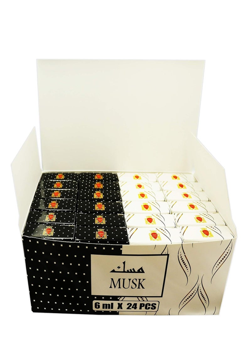 حامل المسك لوشن معطر للجسم مسك الطهارة أسوار 6 مل - Image 4