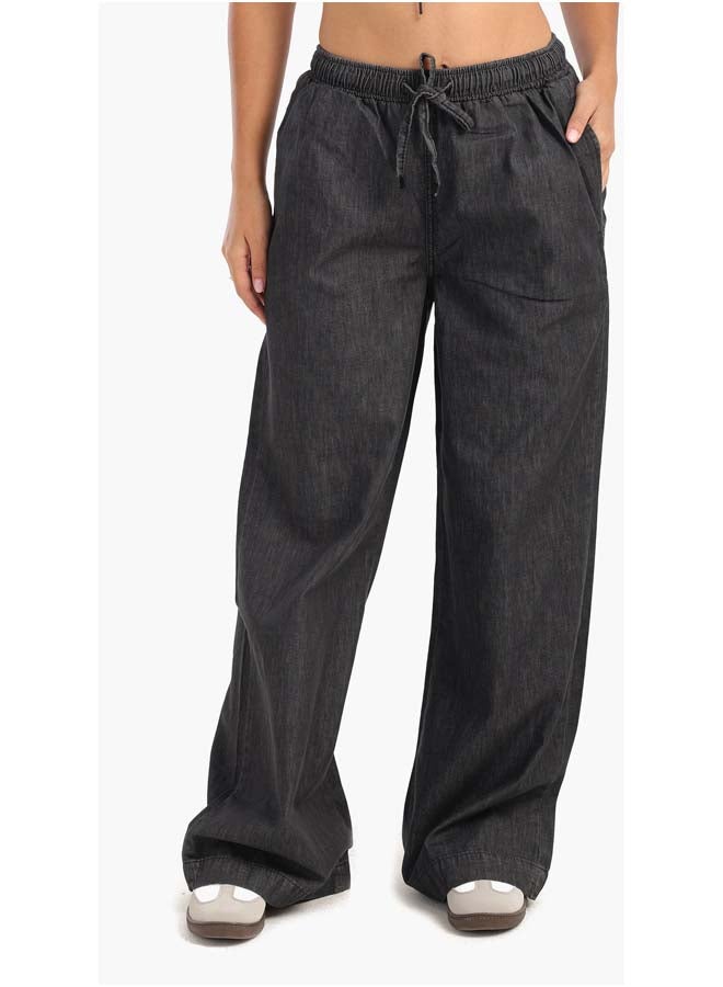Clue Casual Chic Denim Pants - Image 1
